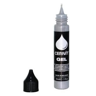 CERNIT Gel (liquid) folyékony gyurma, 30 ml - ezüst