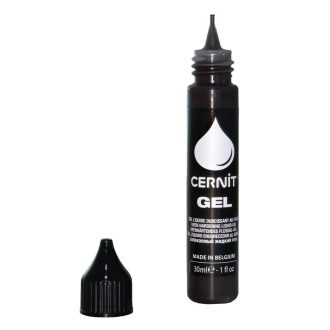 CERNIT Gel (liquid) folyékony gyurma, 30 ml - fekete