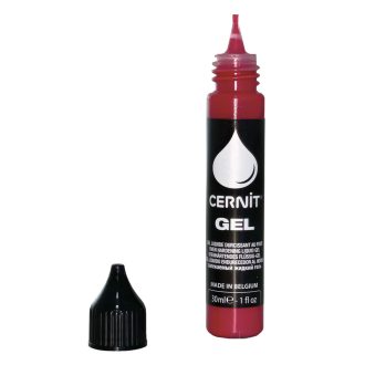 CERNIT Gel (liquid) folyékony gyurma, 30 ml - piros