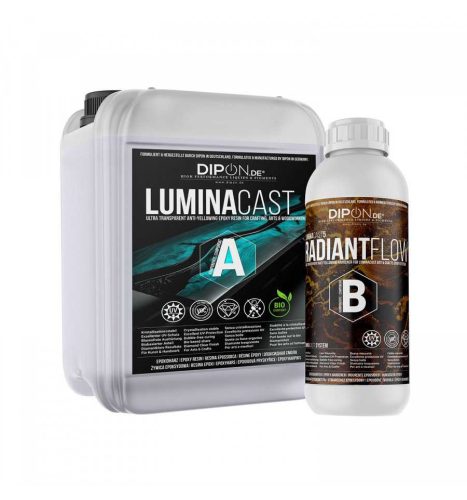 Dipon LuminaCast 5 Radiant Flow epoxi gyanta - 6 kg