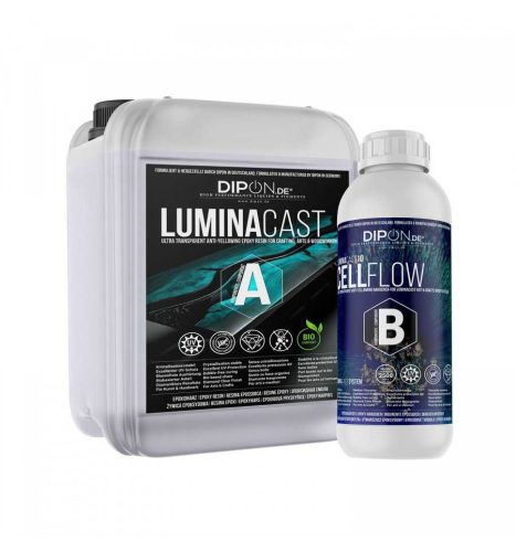 Dipon LuminaCast 10 Cell Flow epoxi gyanta - 1,5 kg