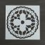 Festősablon (stencil) - Emma, virág mandala minta