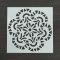Festősablon (stencil) - Bianka, virág mandala minta