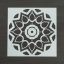 Festősablon (stencil) - Adél, virág mandala minta
