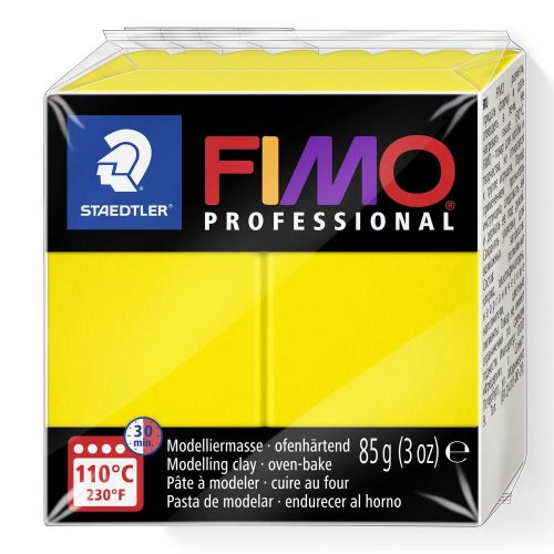 FIMO Professional süthető gyurma - valódi sárga, 85 g