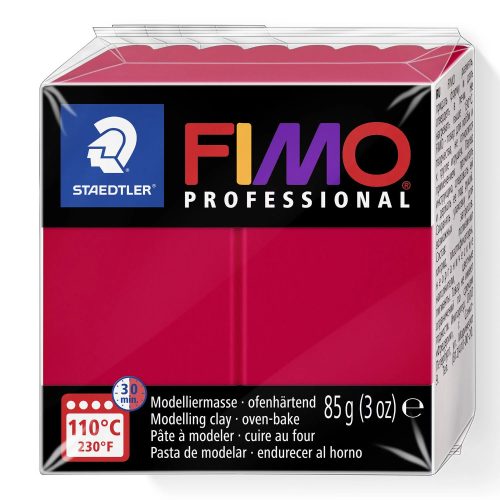 FIMO Professional süthető gyurma - kármin, 85 g