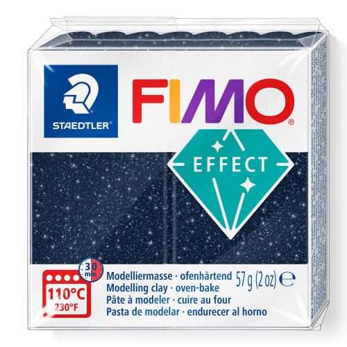 FIMO Effect süthető gyurma - galaxis kék, 57 g