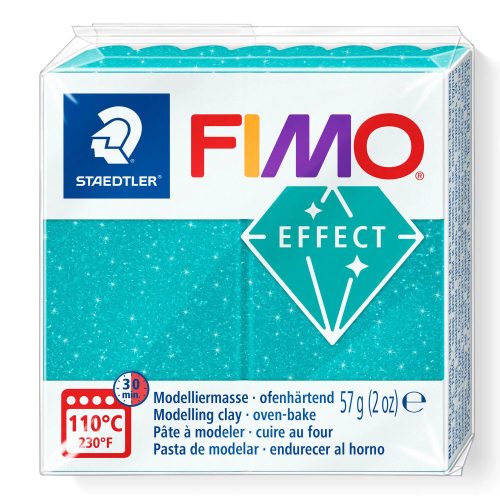 FIMO Effect süthető gyurma - galaxis türkiz, 57 g