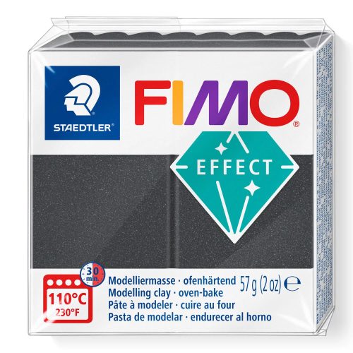 FIMO Effect süthető gyurma - metál acélszürke, 57 g