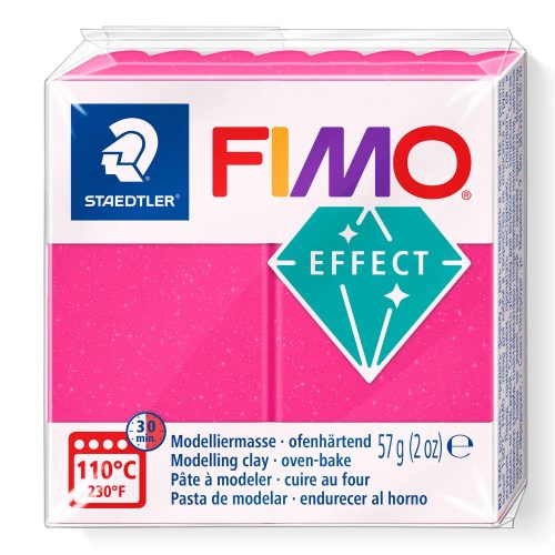 FIMO Effect süthető gyurma - rubin kvarc, 57 g