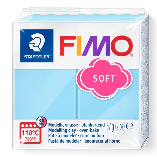 FIMO Soft süthető gyurma - pasztell vízkék, 57 g