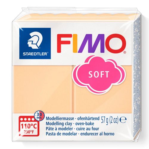 FIMO Soft süthető gyurma - pasztell barack, 57 g