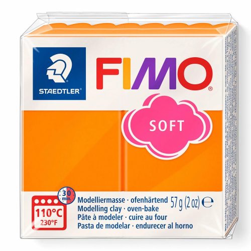 FIMO Soft süthető gyurma - mandarin, 57 g