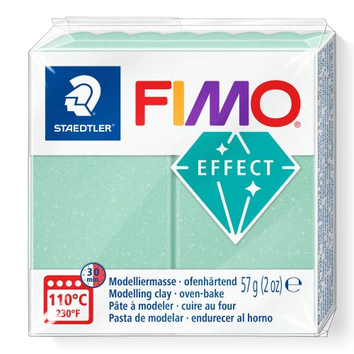 FIMO Effect süthető gyurma - zöld jáde, 57 g