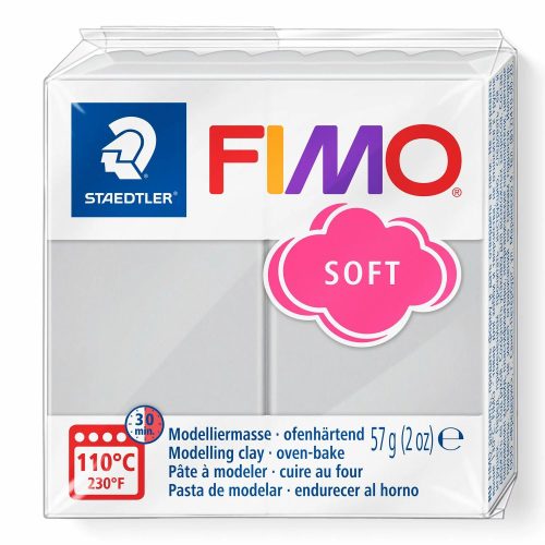 FIMO Soft süthető gyurma - delfinszürke, 57 g