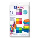 FIMO Soft süthető gyurma készlet - 12 x 25 g, Ragyogó színek