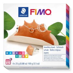   FIMO Soft süthető gyurma készlet - 4 x 25 g, ékszertartó-készítő szett