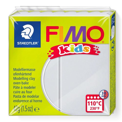 FIMO Kids süthető gyurma - világosszürke, 42 g