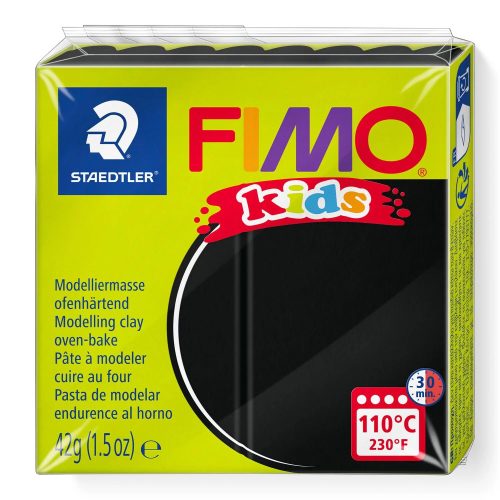 FIMO Kids süthető gyurma - fekete, 42 g