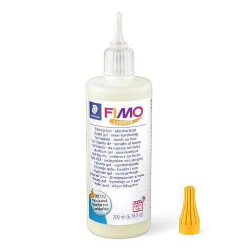 FIMO Liquid Gel - hőre kötő folyékony gél  - 200 ml, áttetsző