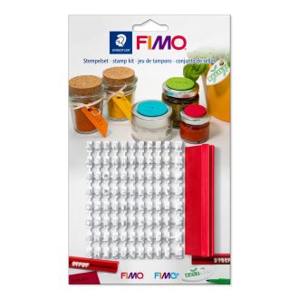 FIMO gyurmapecsét - betűk és számok