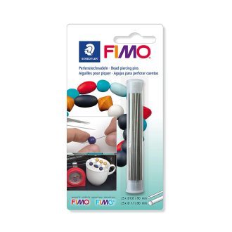   FIMO gyöngytű készlet - 0,7 és 1,5 mm vastagságú, 50 db