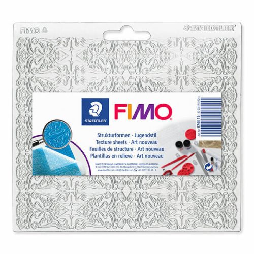 FIMO felületmintázó lap gyurmához - 15,5 cm x 16,5 cm, újkor