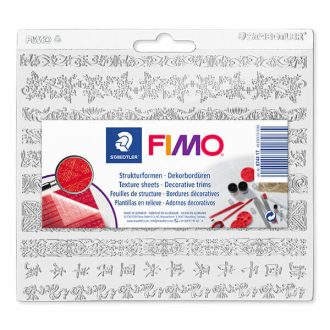   FIMO felületmintázó lap gyurmához - 15,5 cm x 16,5 cm, bordűr