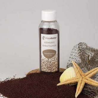 Színezett dekorhomok - kávébarna, 150g