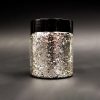 Dipon 3D glitter (csillám) - ezüst csillag, 5 g