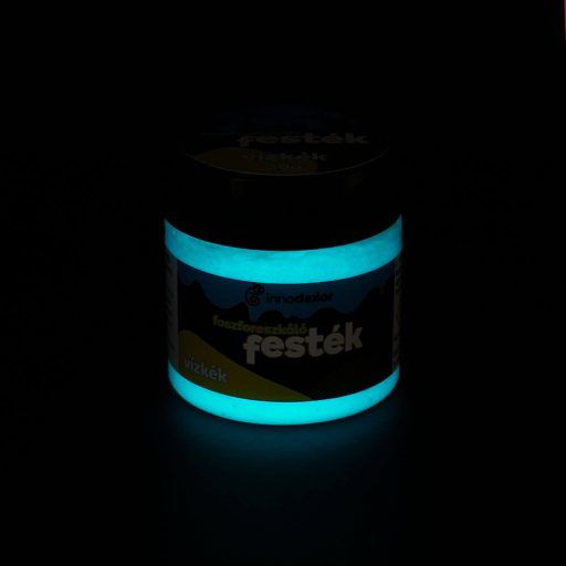 Foszforeszkáló festék - vízkék, 30g
