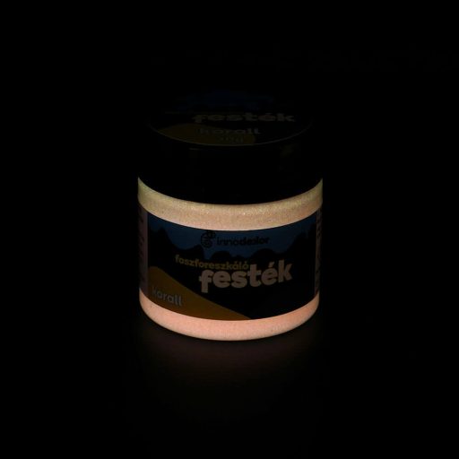 Foszforeszkáló festék - korall, 30g