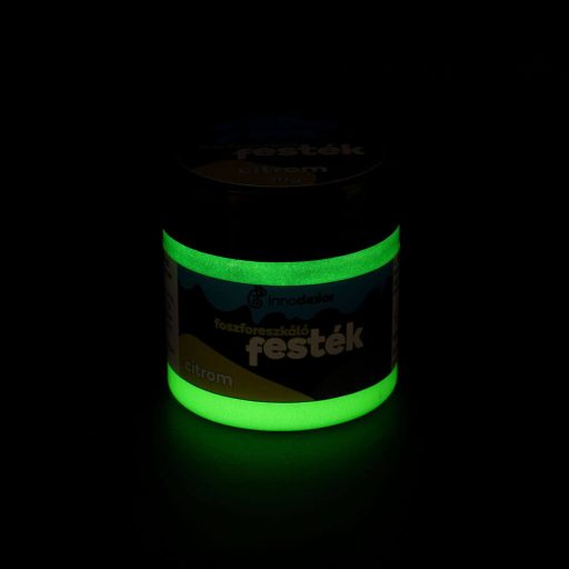 Foszforeszkáló festék - citrom, 30g
