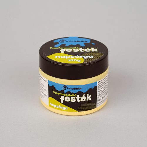 Foszforeszkáló festék - napsárga, 150g