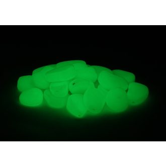 Foszforeszkáló dekor kavics - kicsi, neonzöld