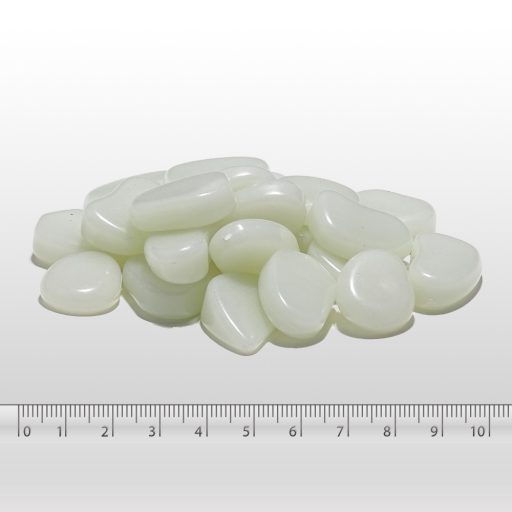 Foszforeszkáló dekor kavics - kicsi, neonzöld
