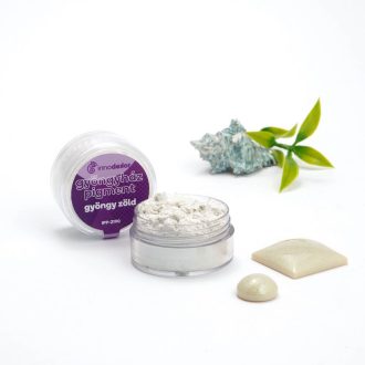 Gyöngyház hatású mica pigment por - gyöngy zöld, 3g