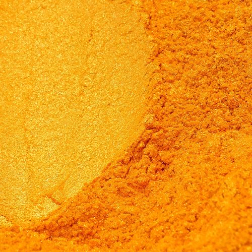 Gyöngyház hatású mica pigment por - narancs, 10g