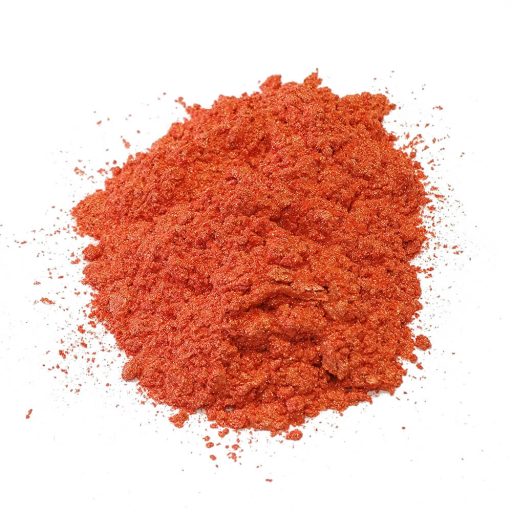 Gyöngyház hatású mica pigment por - korall, 250g