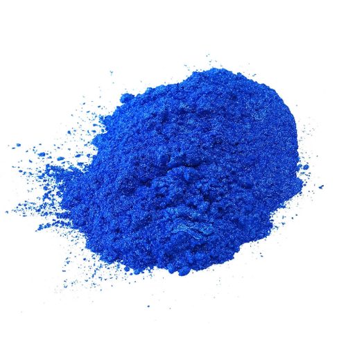 Gyöngyház hatású mica pigment por - királykék, 1kg