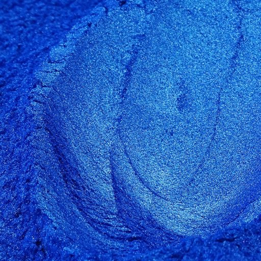 Gyöngyház hatású mica pigment por - királykék, 250g