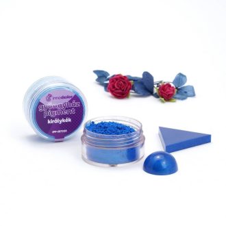 Gyöngyház hatású mica pigment por - királykék, 3g