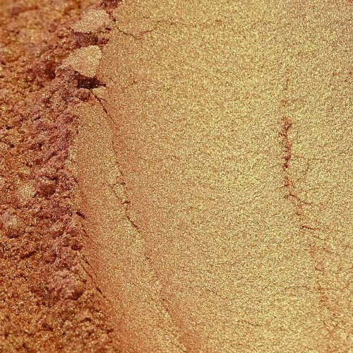 Gyöngyház hatású mica pigment por - rózsaarany, 45g