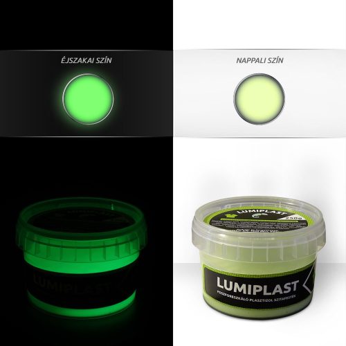 LumiPlast NG foszforeszkáló plastisol szitafesték - neonzöld, 250 g