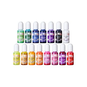   Let's Resin transzparens gyantafesték szett - 15 x 10 ml