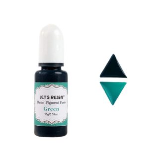 Let's Resin folyékony pigment paszta - zöld, 10 g