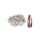 Let's Resin kaméleon effekt pehely - pink-oliva, Luxury Edition