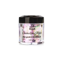   Let's Resin kaméleon effekt pehely - pink-sárga, Luxury Edition
