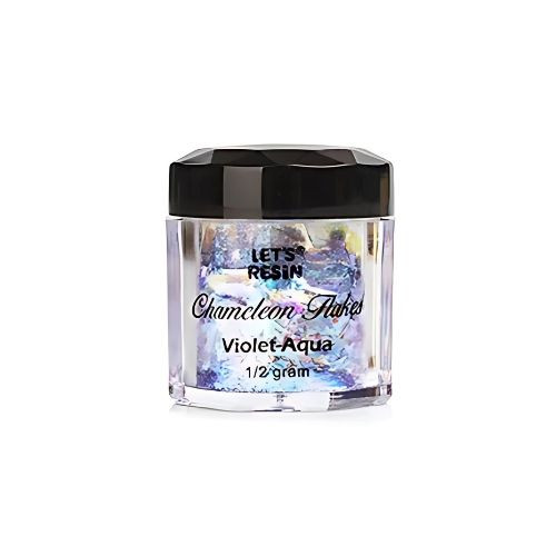 Let's Resin kaméleon effekt pehely - ibolya-türkiz, Luxury Edition