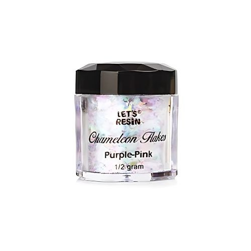 Let's Resin kaméleon effekt pehely - lila-pink, Luxury Edition